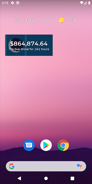 Desert Bus for Hope Widget Screenshot 2
