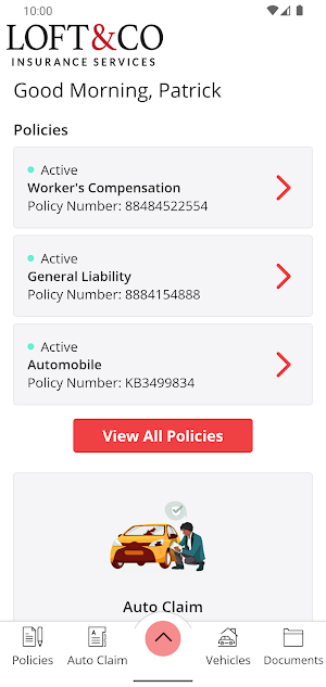 Loft & Co Insurance Service Screenshot 1