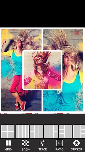 Selfie makeup collage beauty c Screenshot 0