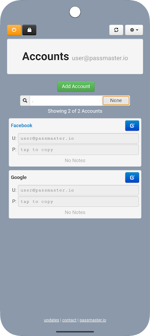 Passmaster Screenshot 1