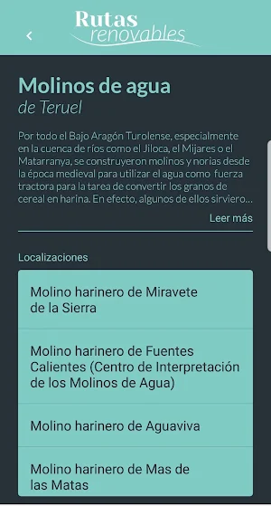 Rutas Renovables Screenshot 3