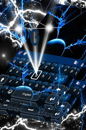 Blue Flash Keyboard screenshot 1