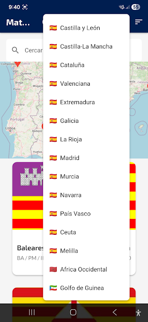 Matrícules Provincials Screenshot 1