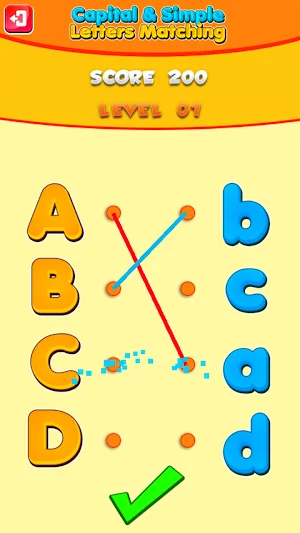 Capital and Simple Letters Matching Screenshot 2