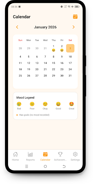 DayGoals: Daily Goals Journal Screenshot 3
