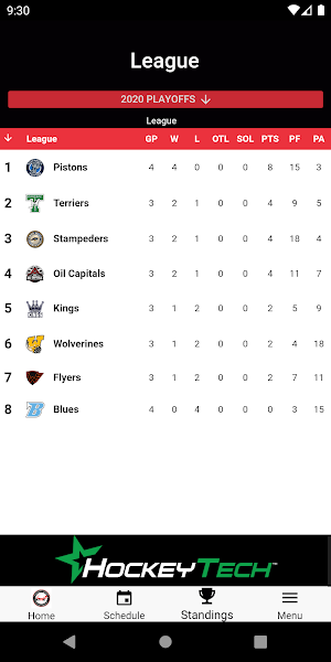 MJHL Screenshot 3