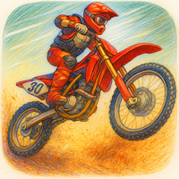 Dirt Bike Stunt Sketchy Race