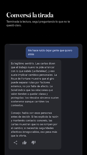 Bateleur: Tarot conversacional Screenshot 0