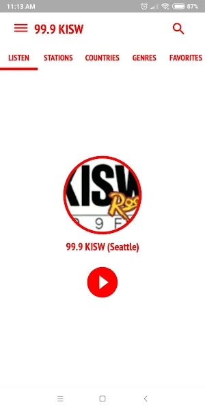 99.9 KISW FM Seattle Screenshot 0
