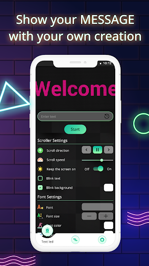 LED: Text Scroller, Marquee Screenshot 1