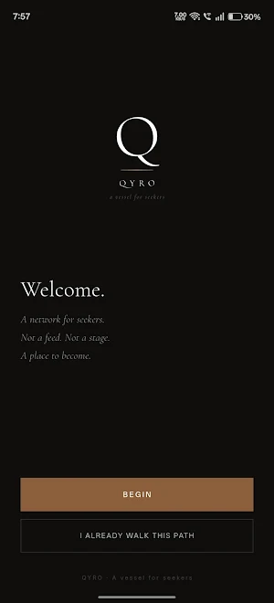 QYRO - Spiritual Networking Screenshot 0
