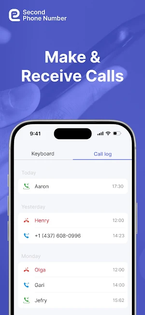 Ringo: Second Phone 2nd Number Screenshot 1