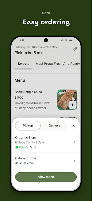 B'Gabs Comfort Cafe Screenshot 2