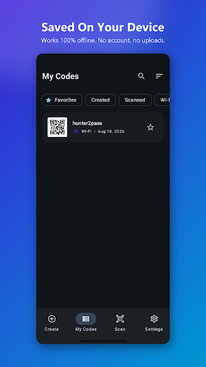 List QR: QR Code Generator Screenshot 3