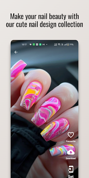 Pop Art Punch Nail Art Design Screenshot 3