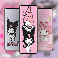 Kuromi and My Melody Wallpaper