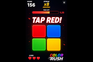 Color Rush: Reflex Challenge Screenshot 1