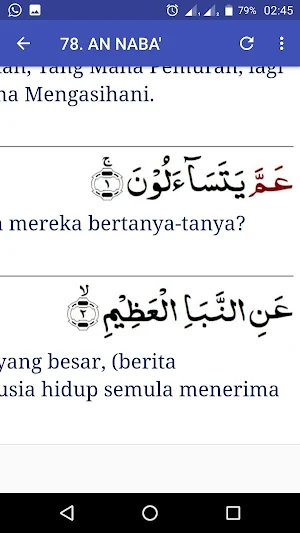 Al-Quran MELAYU Pro Screenshot 2