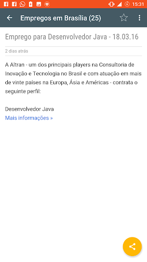 Empregos em Brasília Screenshot 2