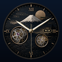 Moonlit Fuji Watch Face