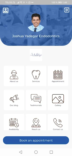 Joshua Yadegar Endodontics Screenshot 1