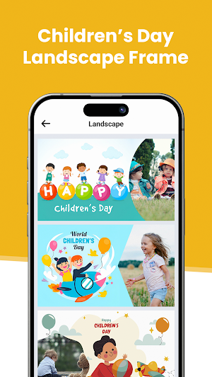 Children's Day Photo Frame Screenshot 3