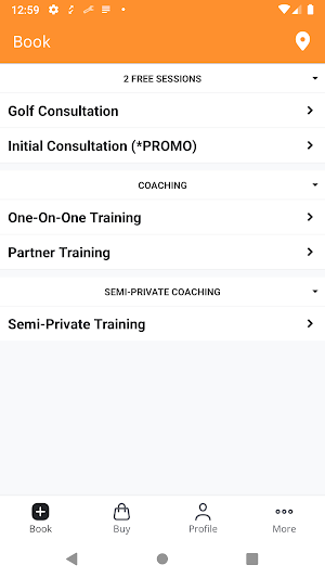 The Exercise Coach Scheduler Screenshot 1