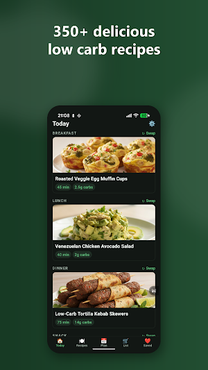 Carbless: Low Carb Recipes Screenshot 0