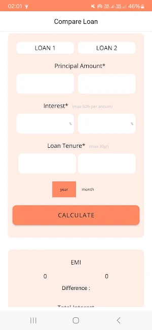 FlashLoan -AutoLoan Calculator Screenshot 0