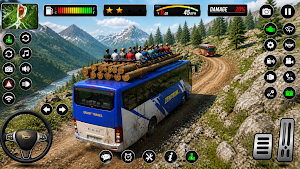 Offroad Bus Simulator Bus Game Screenshot 2