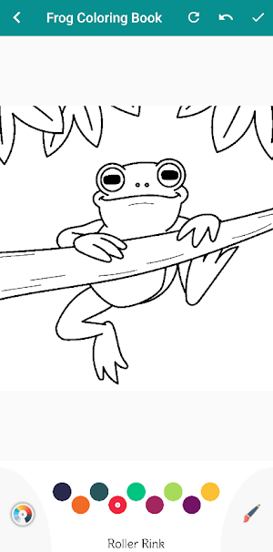 Cute Frog Coloring Book Screenshot 1