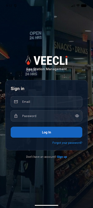 VEECLi Back Office Screenshot 0