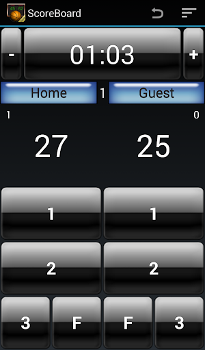 Basketball Score Gold Screenshot 0