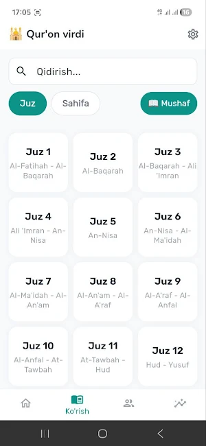 Qur'on virdi Screenshot 1