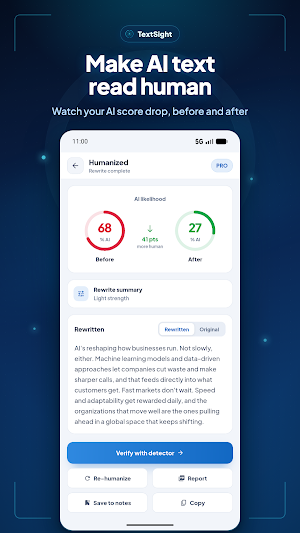 TextSight: Detect & Humanize Screenshot 2