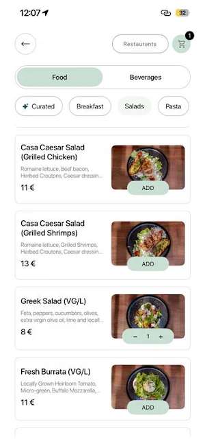 Cooks Club Genie Screenshot 1