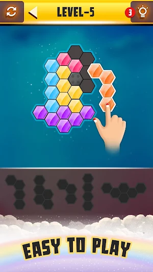 Hexa Puzzle Games PRO: Jigsaw Block Puzzle IQ Test Screenshot 0