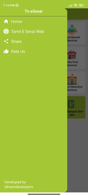 TN eSevai - Online Services Screenshot 2