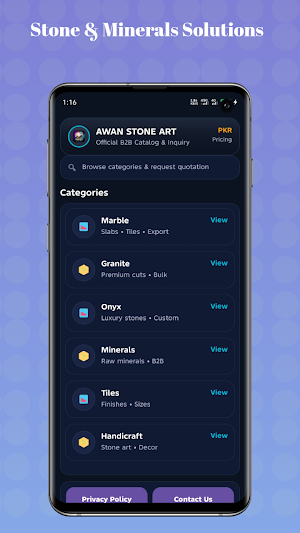 AWAN STONE ART Services Screenshot 0