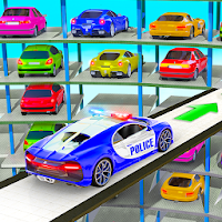 Police Multi Level Car Parking Games: Cop Car Game