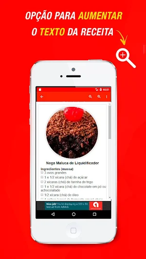 Receitas de Nega Maluca Screenshot 2