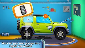Car Garage - Car Wash and Garage Game Screenshot 2