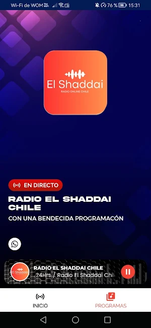 Radio El Shaddai Chile Screenshot 1