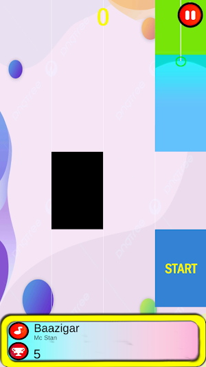 Peso pluma Music Tiles Game Screenshot 3
