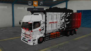 Bussid Mod Dump Truck Hino Screenshot 2