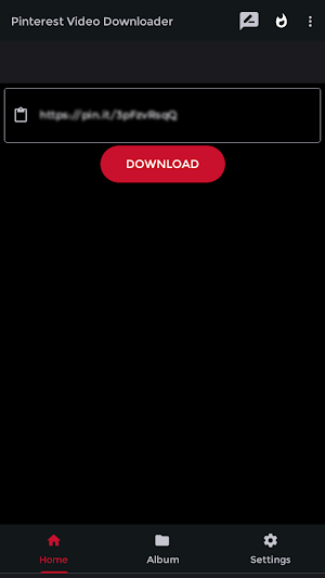 Pinterest Video Downloader Screenshot 0
