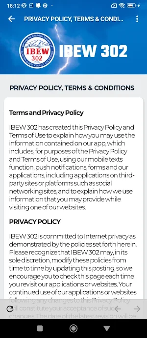 IBEW 302 Screenshot 3