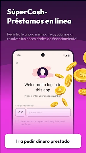 SúperCash-Préstamos en línea Screenshot 1
