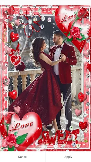 Romantic Photo Frame Screenshot 2