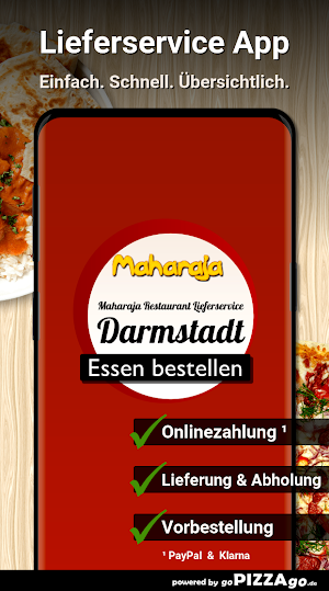 Maharaja Restaurant Lieferserv Screenshot 0